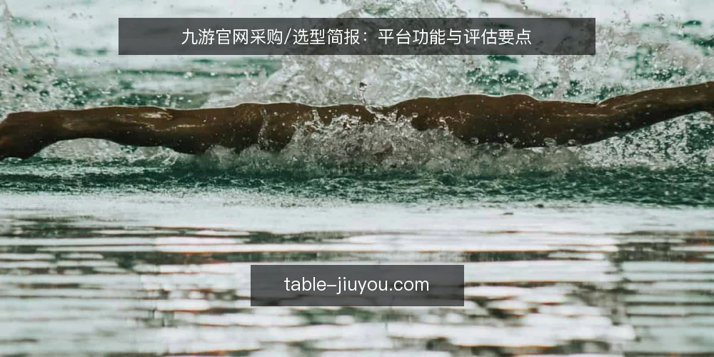 九游官网采购/选型简报：平台功能与评估要点 — 需求定义：九游官网的核心定位与目标用户 配图
