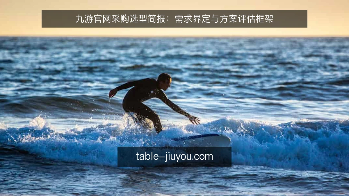 九游官网采购选型简报：需求界定与方案评估框架