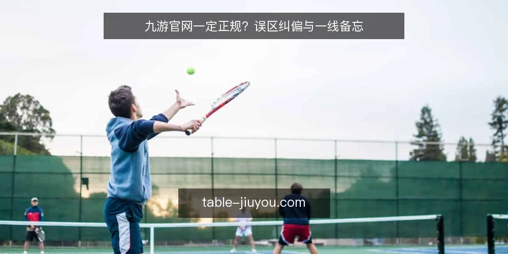 九游官网一定正规？误区纠偏与一线备忘 — 误区：九游官网一定正规？先别急着下结论 配图