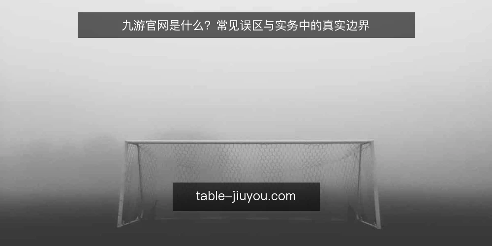 九游官网是什么?常见误区与实务中的真实边界 — 九游官网是什么:先厘清定义再谈使用 配图